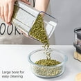 thumbnail image 4 of Food Storage Containers, Staron 2026 Airtight Stackable Kitchen Jars, Transparent Plastic Dry Food Storage Container Set with Buckle Lids, Black, 4 of 5
