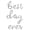 Silver, variant on Cursive Script Letter Balloons - BEST DAY EVER 16" Inch Alphabet Letters Foil Mylar Balloon Engagement or Bachelorette Party Banner (Rose Gold)