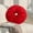 Red, variant on Specollect Clearance 1 Pcs Decorative Round Pleated Throw Pillows, Classy Accent Throw Pillows with Center Button, Vintage Velvet Floor Pillows for Sofa Couch Vanity Chair Bed