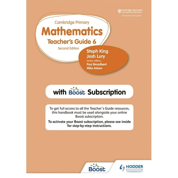 Cambridge Primary Mathematics Teacher's Guide Stage 6 with Boost Subscription: Hodder Education Group, (Paperback)