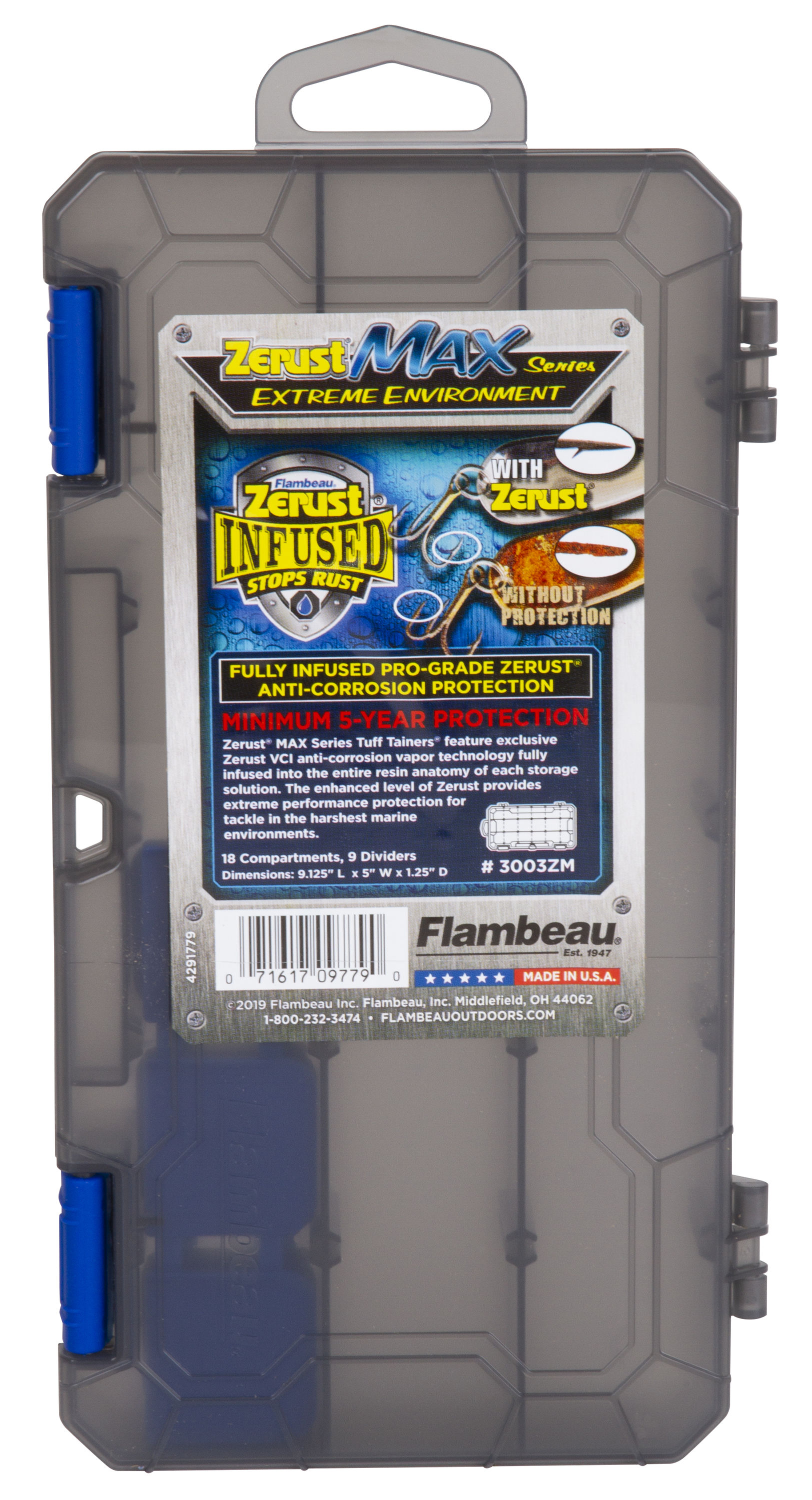 Flambeau Outdoors Zerust MAX Tuff Tainer Tackle Box, 2-Pack photo 7