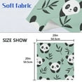 thumbnail image 5 of 6 Pack 20'' x20" Satin Table Napkins Dinner Napkins for wedding Party Decoration events Cute Pandas, 5 of 6