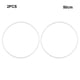 thumbnail image 5 of Wosthever 2 protectores blancos fiables y fáciles de configurar para taburete de Bar, anillo para base de silla, duradero, de alto rendimiento Decoración del hogar blanco 50cm, 5 of 6