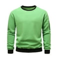 thumbnail image 1 of pstuiky camisas de manga larga para hombre, Sudadera informal de manga larga con cuello alto para hombre top de hombre s, 1 of 3