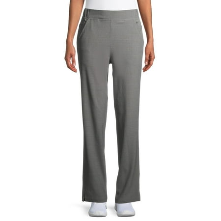 

ClimateRight by Cuddl Duds Modern Fit Straight-Leg Flat Front Scrub Pant (Women s Petite) 1 Count 1 Pack