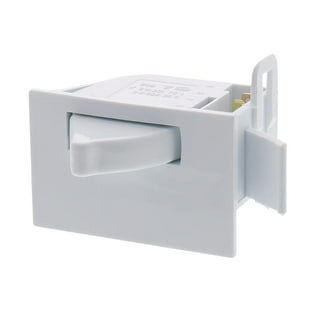 3sets White Replacement Fridge Part Kitchen AC 5A 250V Refrigerator parts  Refrigerator Door Lamp Light Switch