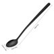 thumbnail image 2 of 8 cucharas de helado cucharas de bebida largas acero inoxidable negro 22 cm de largo Afortunado Sencillez, 2 of 5