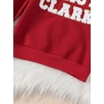 thumbnail image 6 of Suealasg Little Girls Boy Christmas Sweatshirt Clothes 6M 1T 2T 3T 4T Toddler Long Sleeve Letter Print Pullovers Tops Christmas-themed Clothing for Kids Boy Girl, 6 of 7