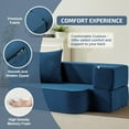 2in1 Convertible Couch Bed with Pillow Folding Floor Couch