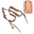 thumbnail image 3 of Dual Camera Harness Strap for Two-Cameras - Dual Shoulder Full Grain Leather Harness,Multi Double Camera Gear for Strap,Double Camera Harness for Photographers, 3 of 5
