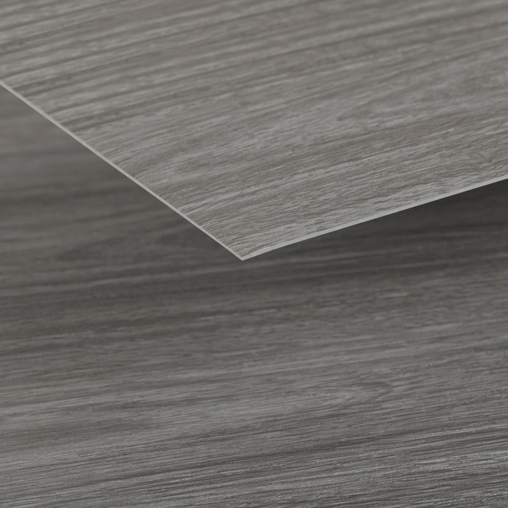 (4 pack) UMIGGEE Gray Peel Stick Flooring 35-in x 5.7-in x 1.0mm 10-Pcs Vinyl Flooring Wood Grain Floor Tiles Easy to Install for Bathroom Kitchen Living Room Home Decor