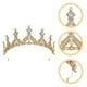 thumbnail image 3 of KAKOWELY Tiara de diamantes de imitación para novia, tocado de perlas, diadema nupcial, joyería para el cabello, 3 of 5