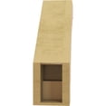 thumbnail image 4 of Ekena Millwork 5"W x 16"D x 16"H Merced Rough Cedar Woodgrain TimberThane Knee Brace, Primed, 4 of 6