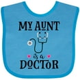 thumbnail image 3 of Inktastic My Aunt is a Doctor Girls Baby Bib, 3 of 4