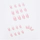 thumbnail image 3 of 24 Uds prensa en uñas postizas llama ataúd cuadrado acrílico uñas postizas pegamento de fuego en uñas para mujeres niñas salón de manicura DIY Ormromra HMHZ197, 3 of 5