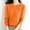 Orange, variant on Women's Sweaters Loose Crew Neck Long Sleeve Comfy Sweater Pullover , Lightweight Sweaters for Women Dark Green XL