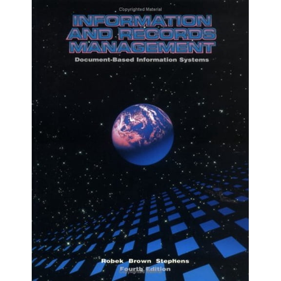Pre-Owned Information and Records Management: Document-Based Information Systems (Hardcover) 0028017935 9780028017938