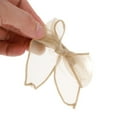thumbnail image 5 of Unique Bargains 1 Pc Bow Ribbon Duckbill Hair Clips Coffee Color, 5 of 5