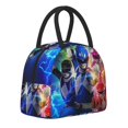 thumbnail image 2 of Bolsa de almuerzo grande Power Rangers para mujeres y hombres, lonchera térmica para adultos, bolsa de almuerzo reutilizable para el trabajo, picnic o viajes (negro), 2 of 8