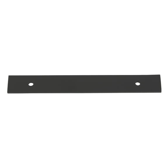 GlideRite 7-1/4" Squared Backplate 5-1/16" 128mm Center-Center, Matte Black