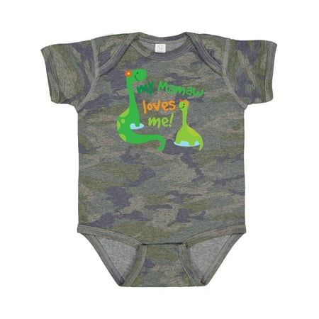 

Inktastic My Mamaw Loves Me Grandson Gift Boys Baby Bodysuit