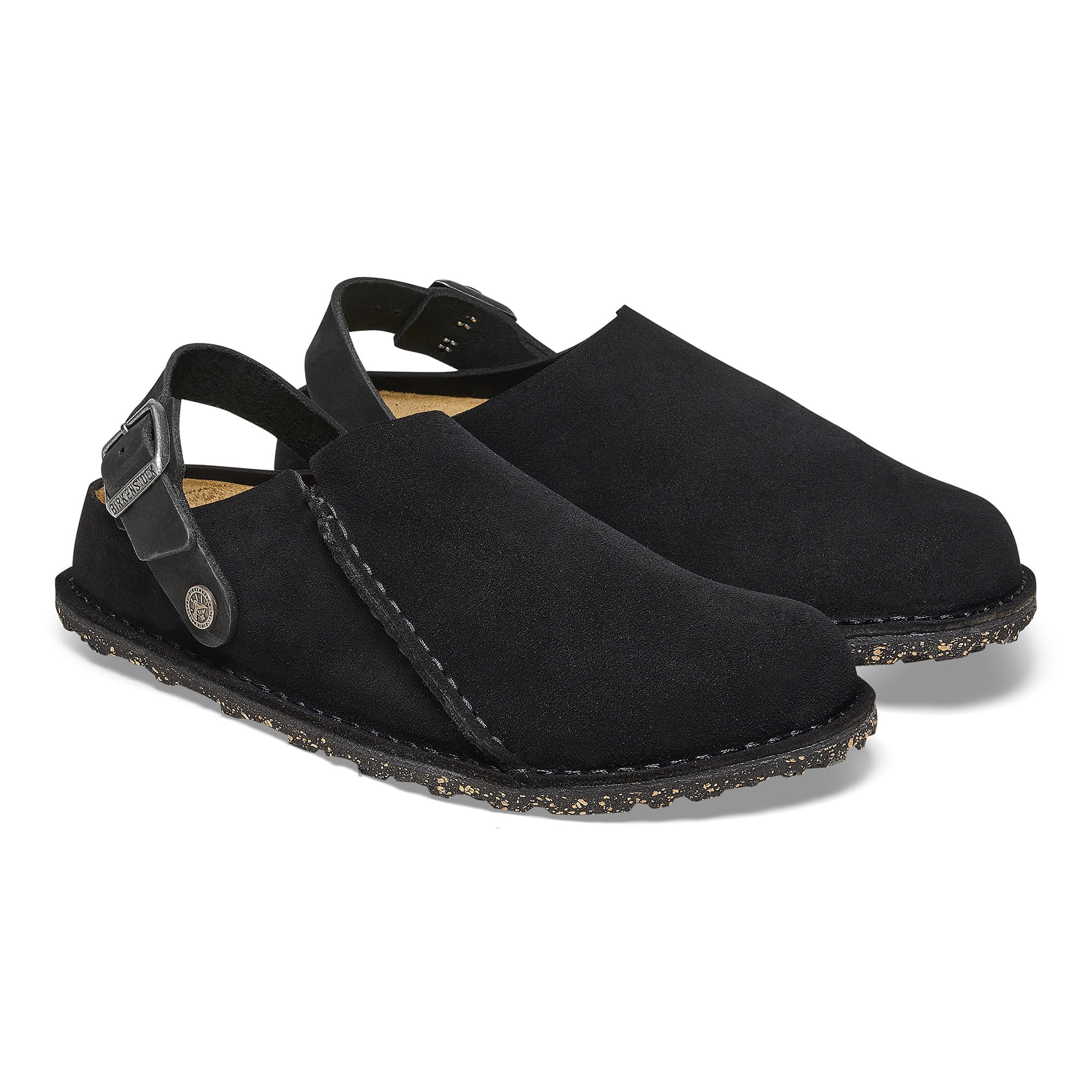 Birkenstock Lutry Premium Suede Black  1025323 Men's Size 8