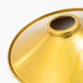 thumbnail image 4 of FSLiving Replacement Dia 8.6" Lampshades For Hanging Pendant Lamp Wall Light Ceiling Light Gold Finish Flat Metal Shade Vintage Design - Set of 2, 4 of 7