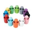 thumbnail image 2 of Juguete de tazas apilables, juguete Montessori, juego creativo, marioneta de madera colorida, juguete clasificador de colores para regalos, cumpleaños, 2 of 9