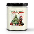thumbnail image 3 of Merry Christmas and Happy New Year Santa Rottweiler Holiday Xmas Winter 2025 Soy Wax Candle Rottie Dog Lover Gifts Idea 16oz White Vanilla Candle - 00024, 3 of 5