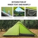 thumbnail image 4 of Carpa de senderismo LANSHAN 1 PRO ultraligera para 1 persona, impermeable, verde, 4 of 7