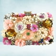 thumbnail image 1 of CRAFTHROU Evening Clutch Bag Fancy Purses For Women Evening Wear Resistant Polyester 1Pcs, 1 of 6