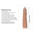 thumbnail image 3 of Nail Art Practice Hand Bendable Fake Fingernail for Starters Print Training Makeup Salon Jewelry Display Stand Halloween Props Type 1, 3 of 9