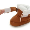 thumbnail image 6 of Newborn Baby Winter Snow Boots Crib Shoes Infants Soft Sole Plush Booties First Walker 0-18M, 6 of 8