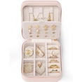 thumbnail image 1 of Estuche de viaje para joyas Vlando Travel Jewelry Organizer, color rosa, 1 of 7