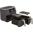 thumbnail image 2 of Restored Ninja 8 qt 2-Basket Air Fryer, Black - DualZone Technology, Smart Finish (Refurbished), 2 of 7