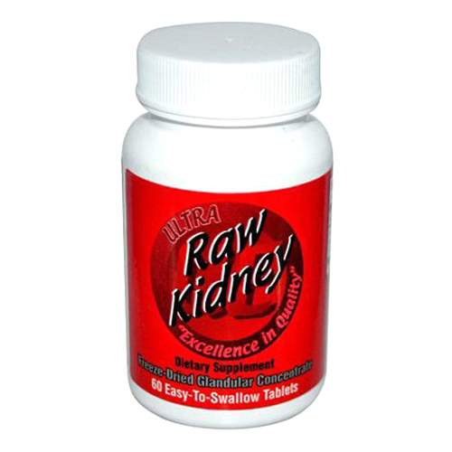 Ultra Glandulars Raw Kidney Tablets, 60 Ea, 3 Pack
