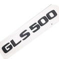 thumbnail image 1 of ZWEIP Car Rear Tail Emblem Number Letters Car Sticker For Mercedes Benz GLS 500 GLS500 Chrome Silver/ Matte Black, 1 of 2