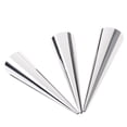 thumbnail image 2 of ULTNICE Cream Horn Tubes Silver 3Pcs 4.8X1.4X1.4in, 2 of 5