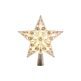 thumbnail image 2 of Christmas Tree Topper, Crystal Star Ornament, LED Light Decor, Multicolor Flashing Effect and Sturdy Reusable Build for Tree Branches, Mantel Shelves and Holiday Gatherings., 2 of 7