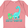 thumbnail image 4 of Inktastic Sister-saurus Cute Brontosaurus Family Boys or Girls Long Sleeve Baby Bodysuit, 4 of 5