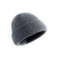 thumbnail image 2 of Minnieouse Gorro de punto elástico grueso invierno cálido deportes al aire libre senderismo viajes nieve esquí gorra accesorios casuales para mujer Sombreros Gris azulado Minnieouse AP013203-14, 2 of 6