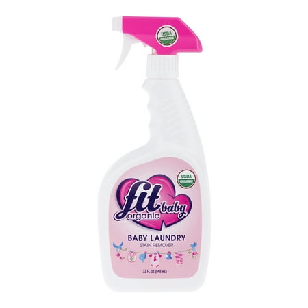 Fit Organic Baby Laundry Stain and Spot Remover Spray, 32 Fl.