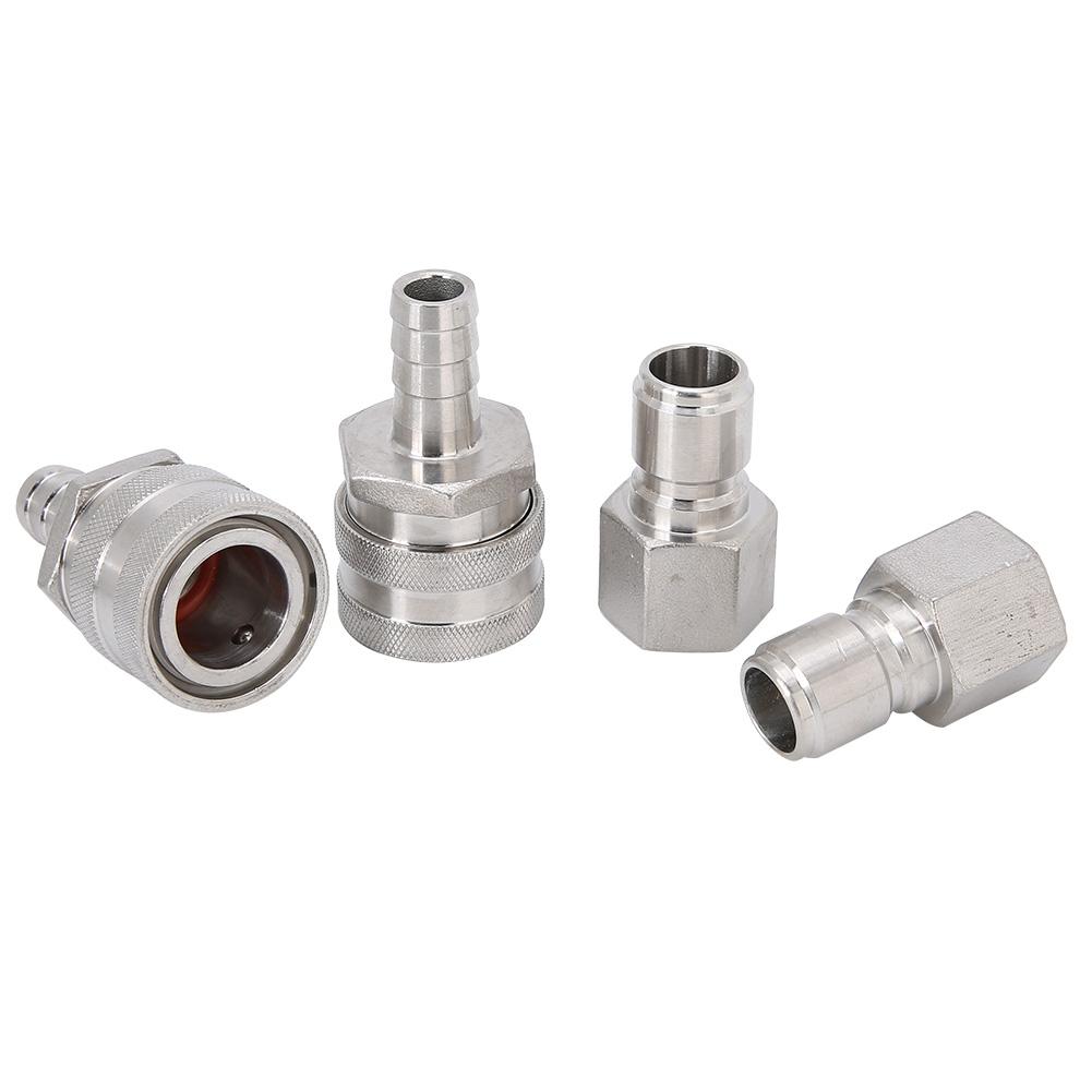 Kritne Quick Connector,Brewing Connector,Stainless Steel G1/2in Thread