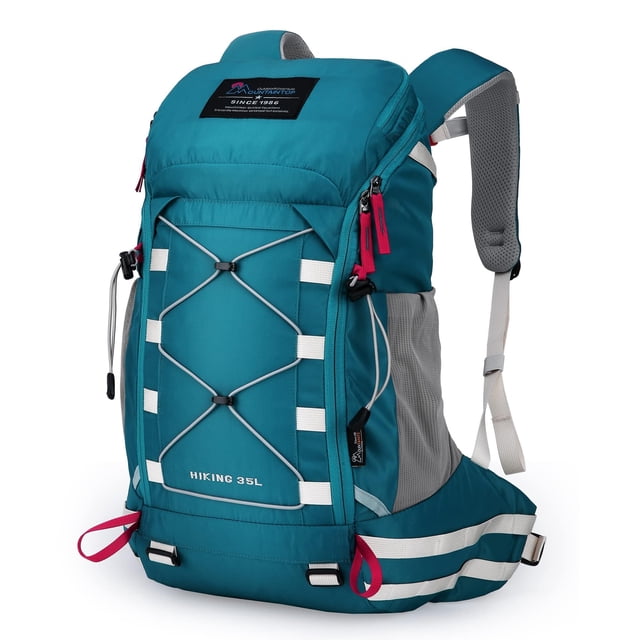 Mochila de Senderismo MOUNTAINTOP 35L Ligera para Hombre y Mujer