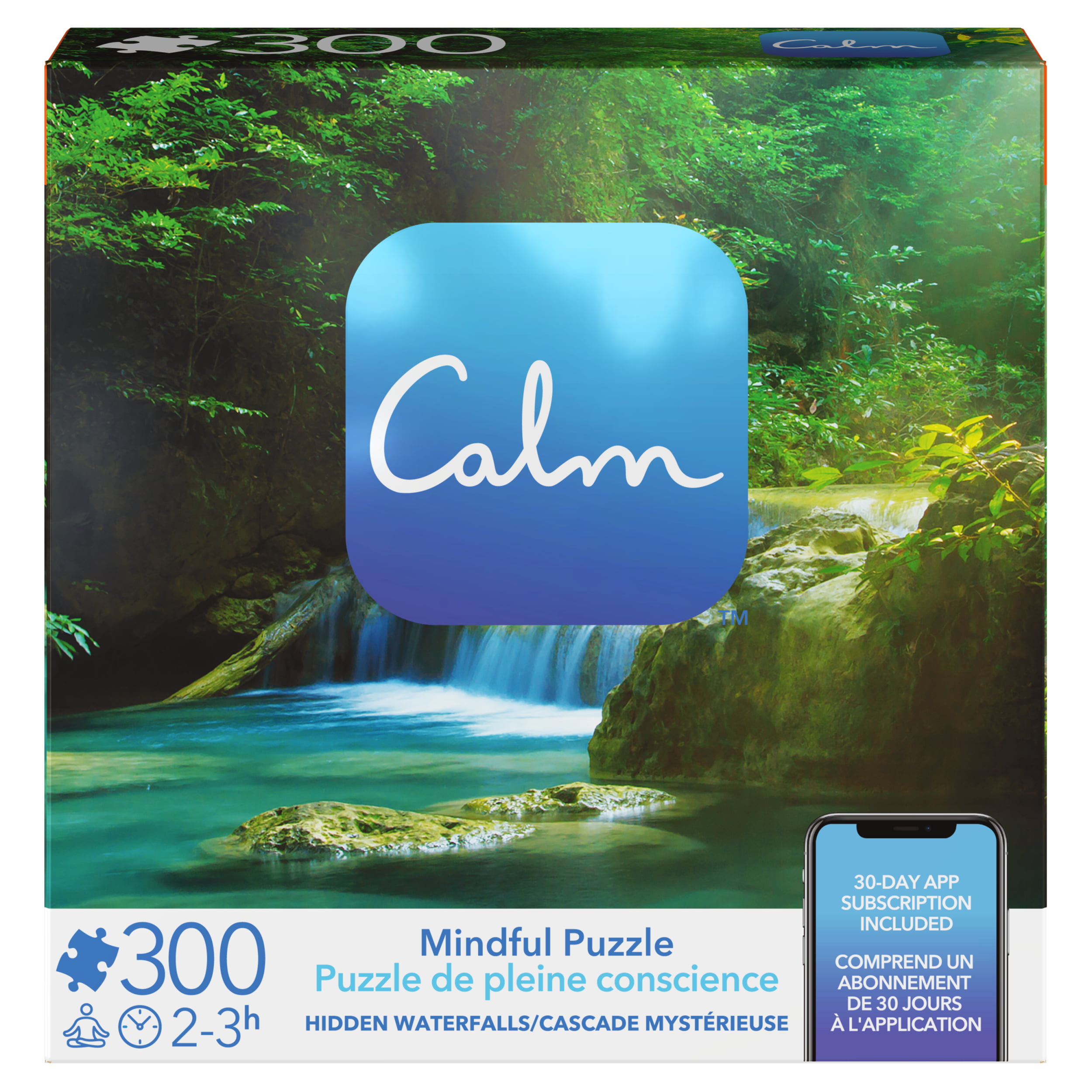 300-Piece Calm Puzzle for Relaxation, Stress Relief, and Mood Elevation ...