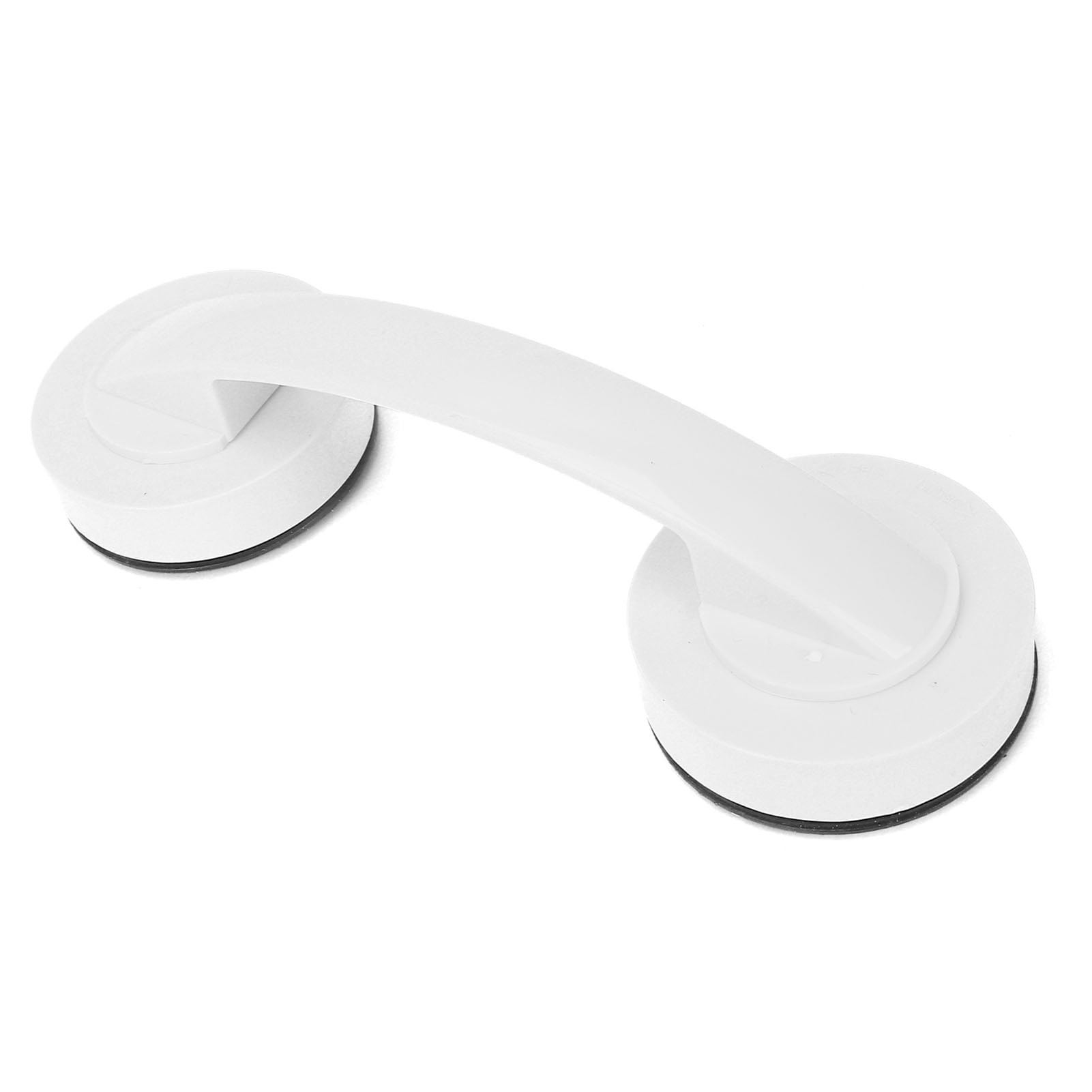 Heavy Duty Bathroom Wall Handle Suction Cups Shower Grab Bar Safety Balancing Handrail for Elderly Senior and Handicap, White, 22 Inches / 55.8 cm