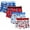 Fire Trucks, variant on Toddler Boys Boxer Briefs Active Performance Underwear 4 Pack