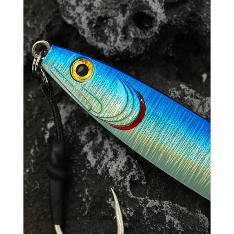  BLUEWING Fishing Lures Slow Pitch Jig Flat Fall