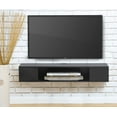 thumbnail image 2 of FITUEYES Wall Mounted Floating TV Stand Media Console DS210003WB Modern Black for 55 inch TVs, 2 of 5