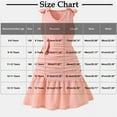 thumbnail image 3 of Delliss Girls Summer Dress Bowknot Beach Casual Smocked Maxi Ruffle Dresses Solid Color Party Dress, 3 of 9